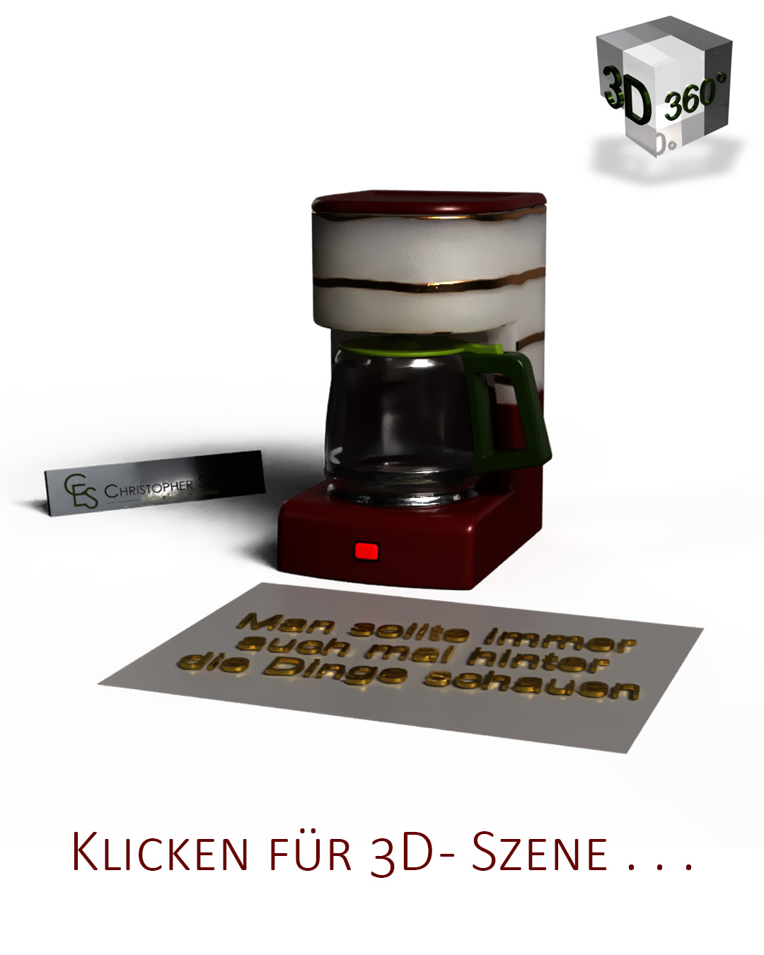 Passende 3D Szene zum Zitat von Christopher E. Schmitt